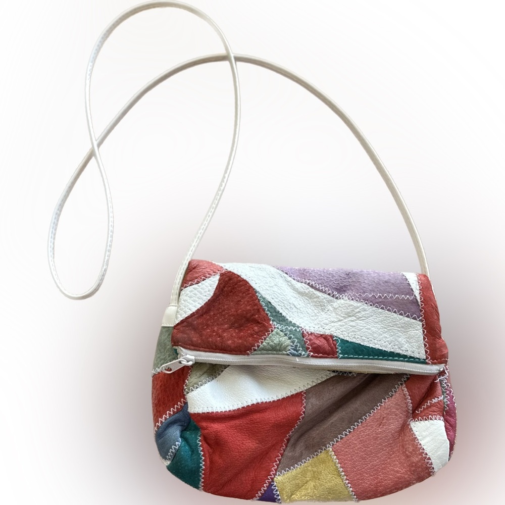 Colorful Patchwork Shoulder Bag